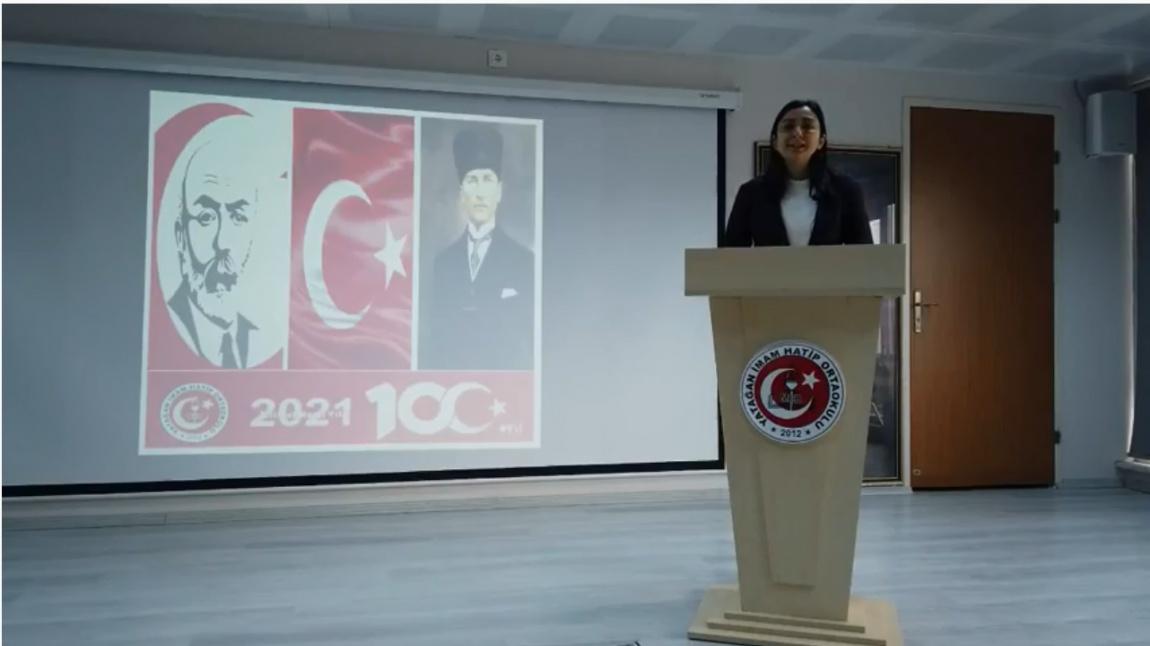 İstiklal Marşı'nın 100. Yılı ve Mehmet Akif ERSOY'u Anma Günü Programı 